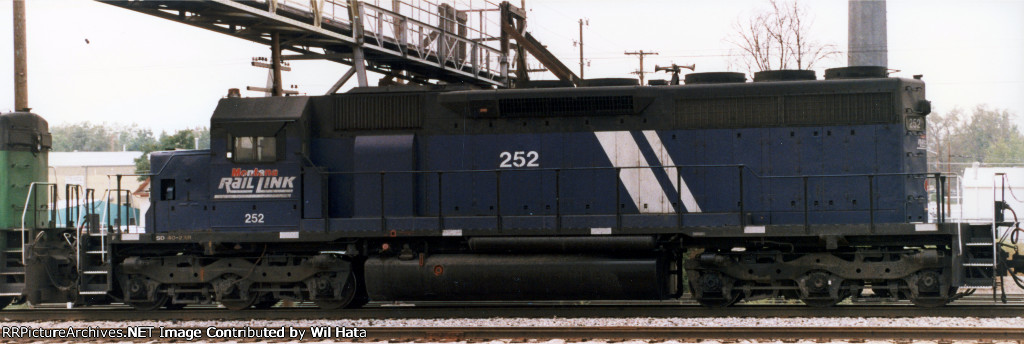 Montana Rail Link SD40-2XR 252